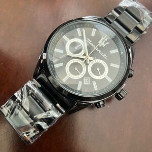 Maserati Competizione 8851121003-9788 Gloss Black Chronograph Mens dress Watch